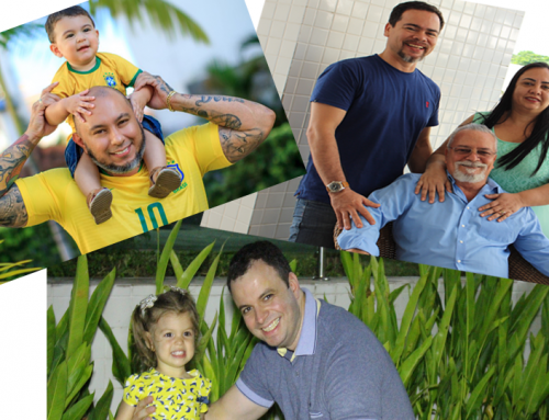 Com qual pai delegado o seu pai se parece?