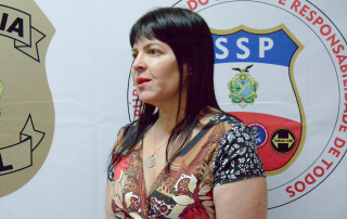Débora Mafra falou sobre a medida protetiva para a segurança da mulher vítima de violência. “A medida protetiva serve para resguardar a mulher".