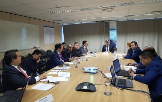 O presidente do Detran-AM, Rodrigo de Sá, participou de um encontro no Ministério da Infraestrutura, na última sexta-feira (5), em Brasília (DF).